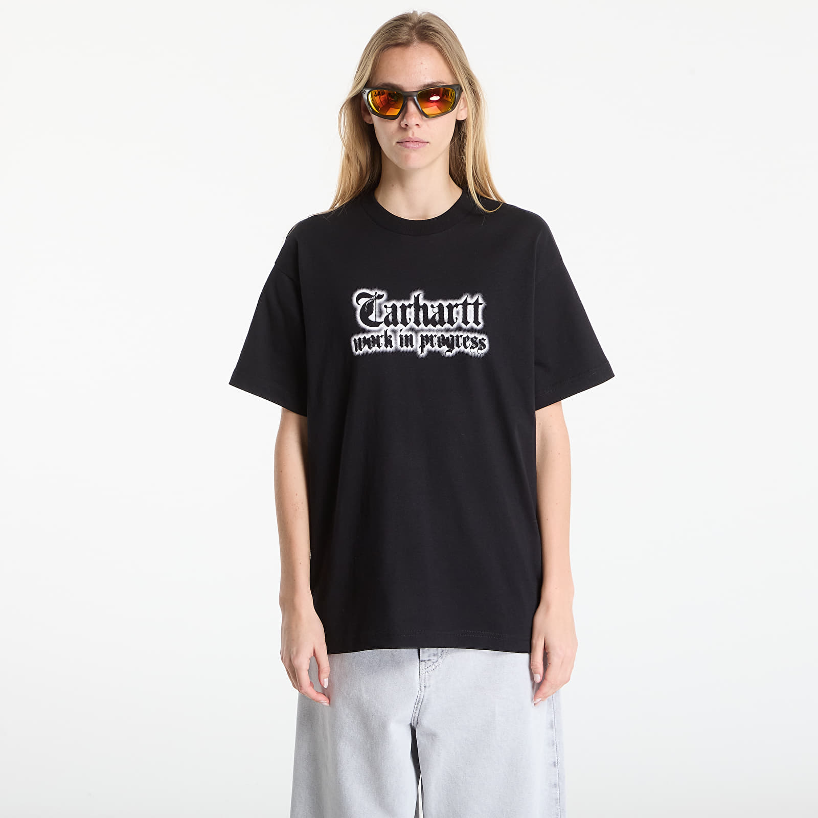 Trička Carhartt WIP S/S World Tour T-Shirt UNISEX Black
