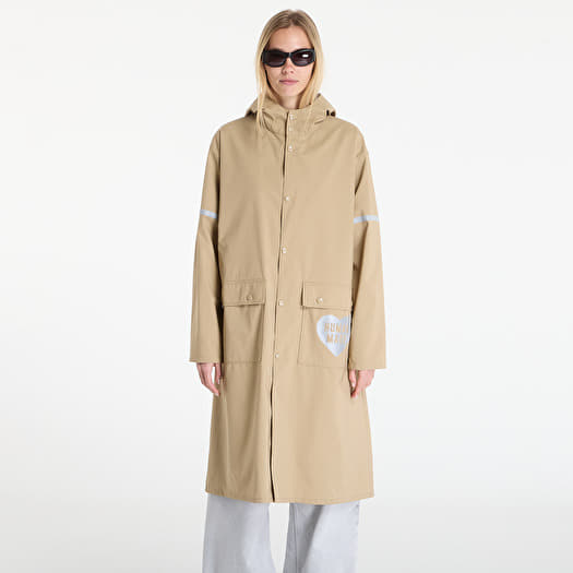 Mantel HUMAN MADE Packable Rain Coat UNISEX Beige