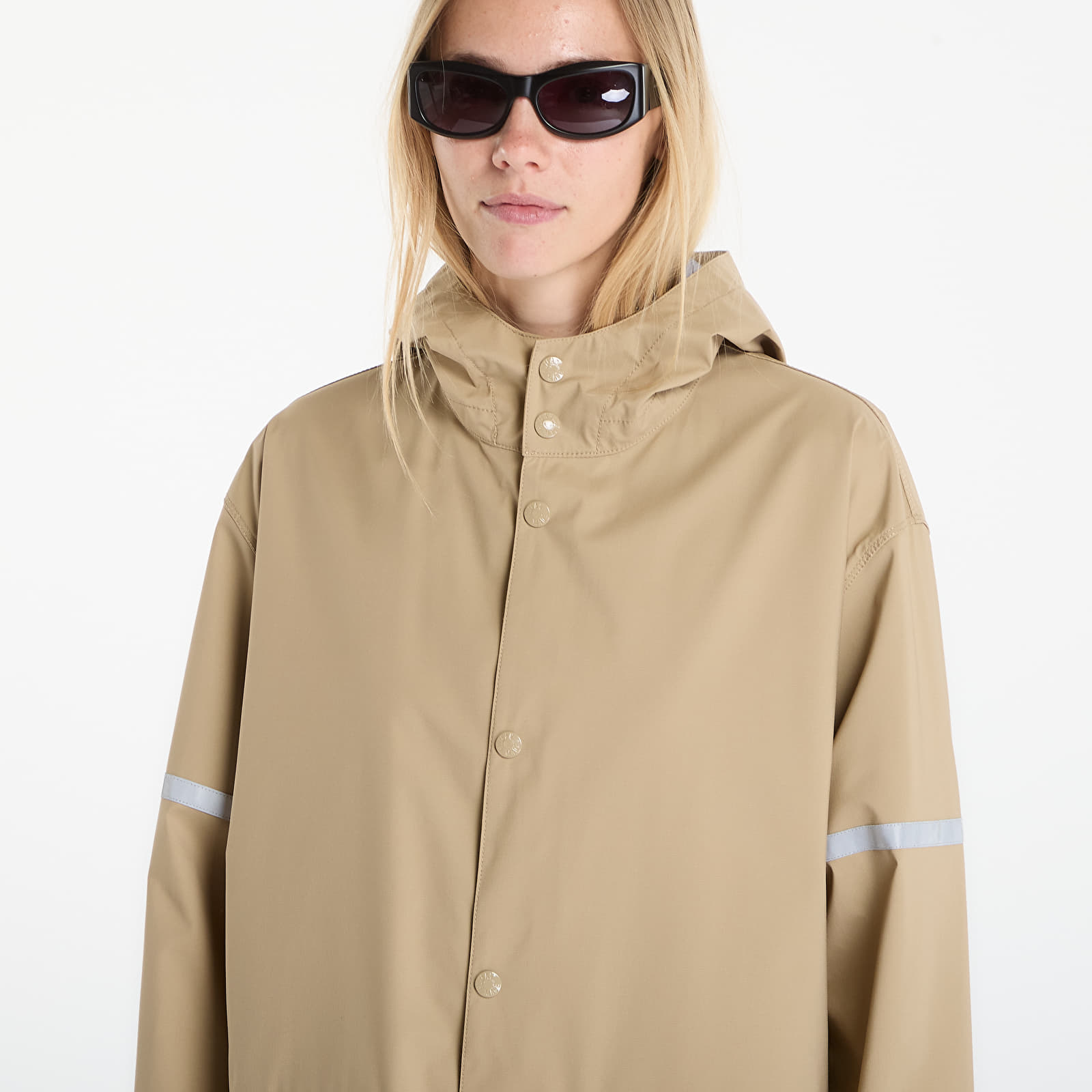 Casacos HUMAN MADE Packable Rain Coat UNISEX Beige