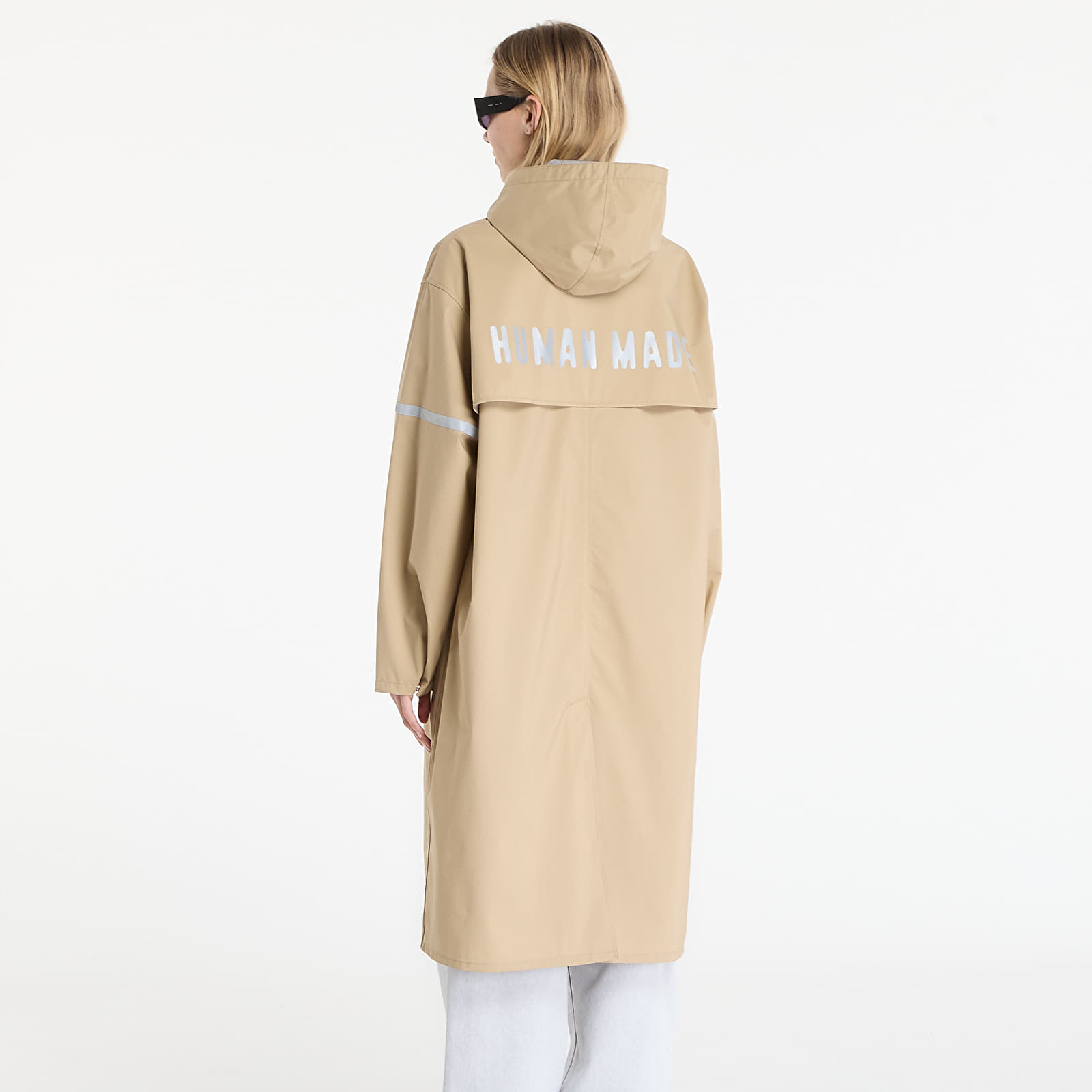 Casacos HUMAN MADE Packable Rain Coat UNISEX Beige