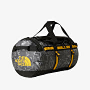 The North Face Base Camp Duffel - M Anthracite Grey Conrad Topos Print/ Summit Gold