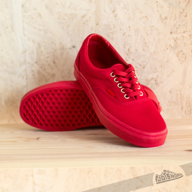 Gold mono era vans red shop