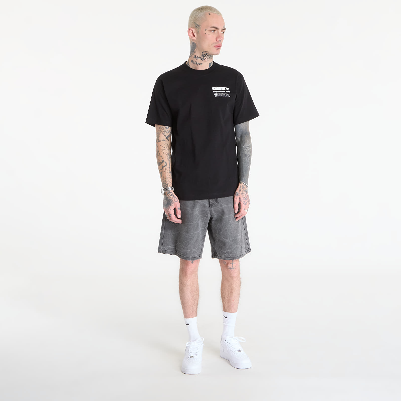 Tričká OBEY Sound Design Dept. Black