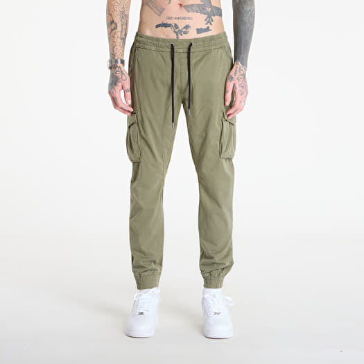 Alpha Industries Cotton Twill Jogger Vintage Green