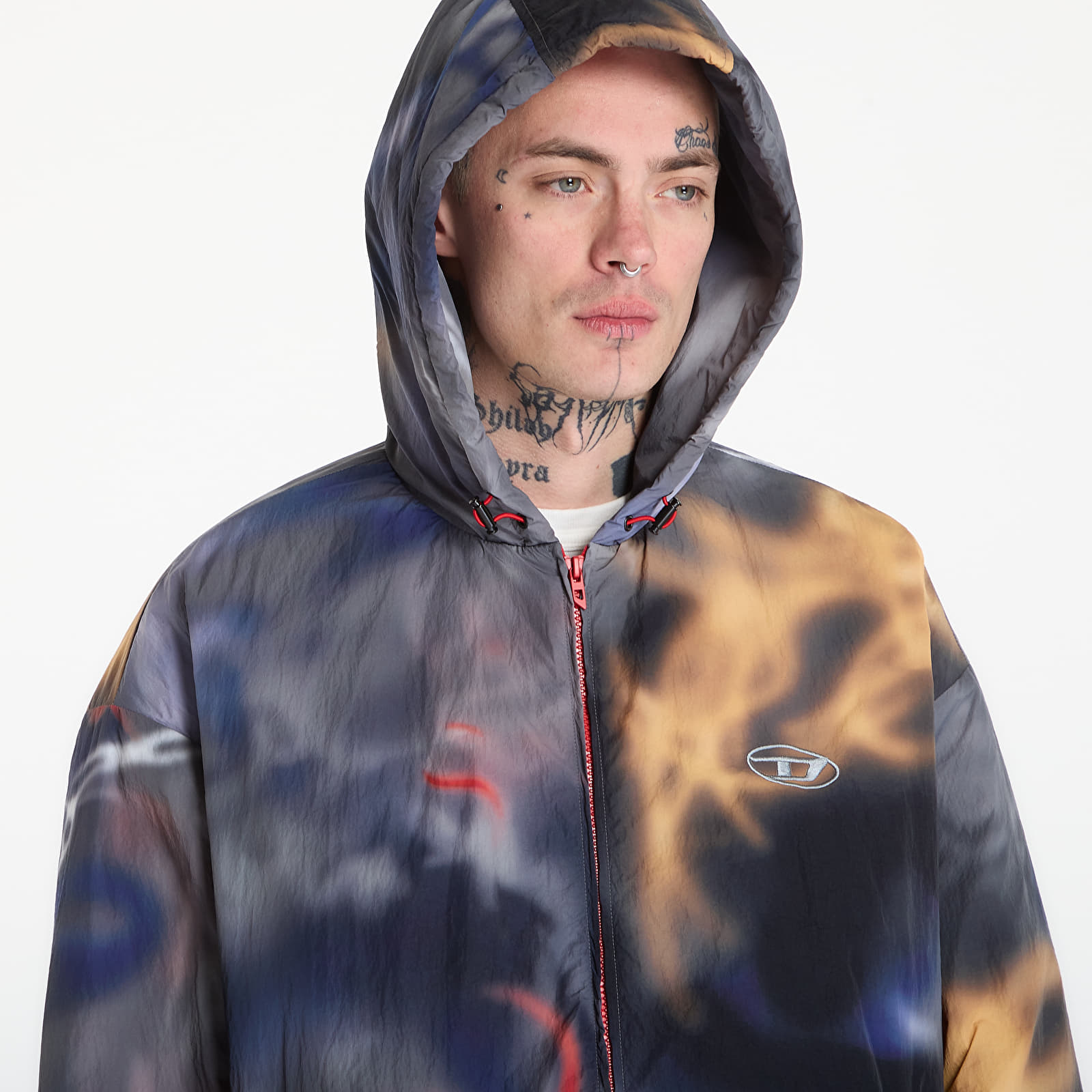 Giacche da uomo Diesel J-Mirr Jacket Grey/ Purple