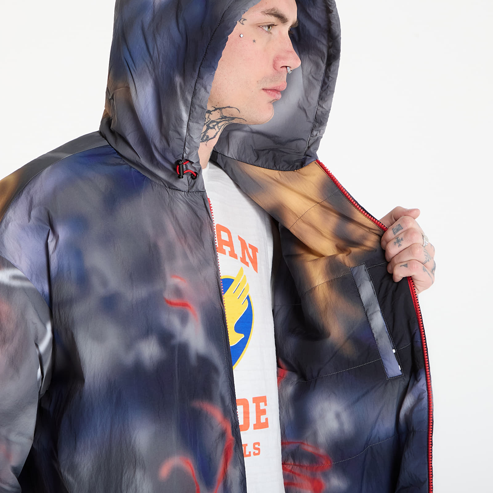 Giacche da uomo Diesel J-Mirr Jacket Grey/ Purple