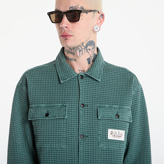 Brain Dead Waffle Button Front Shirt Pin | Footshop