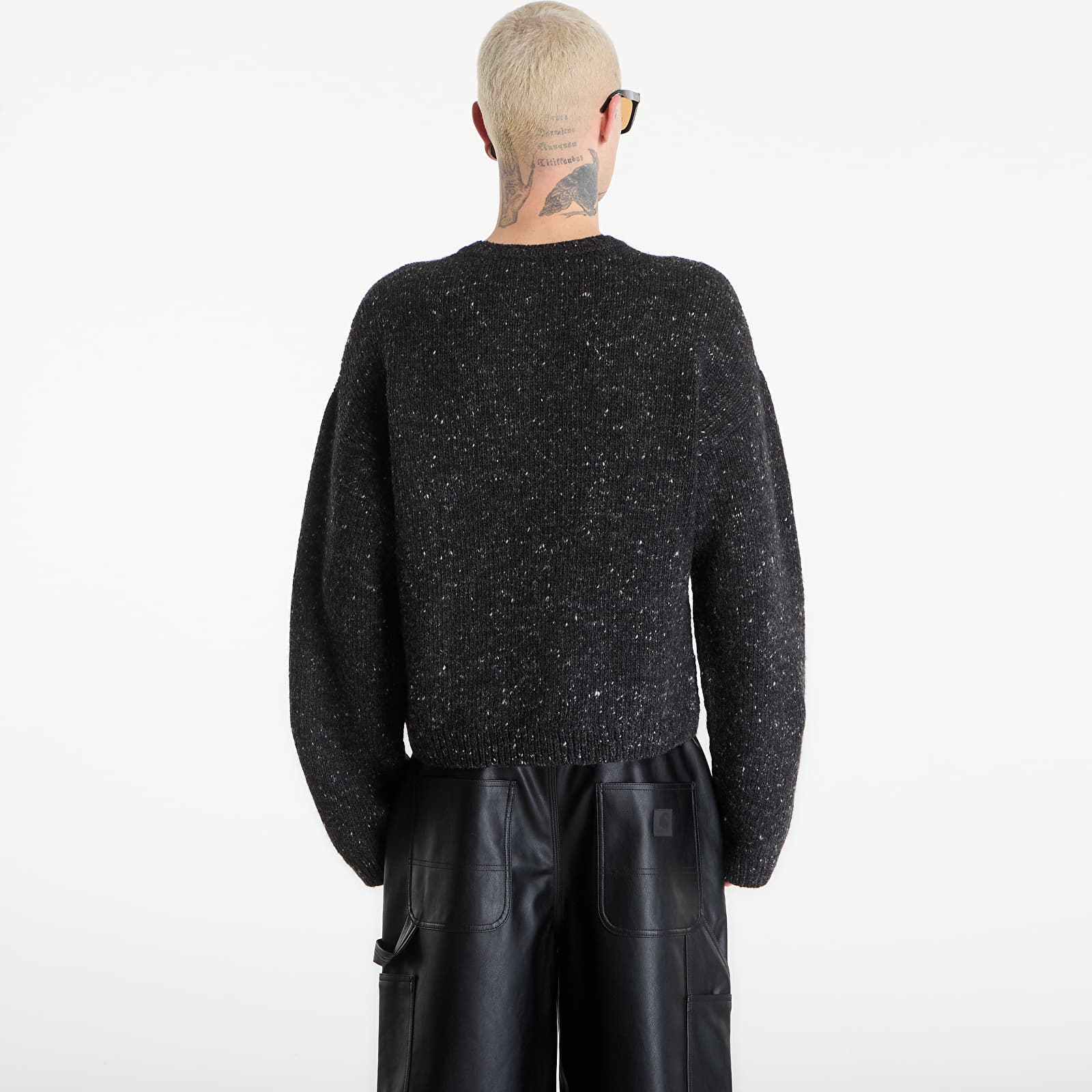 Puloveri Brain Dead Logohead Alpaca Crewneck Sweater Char