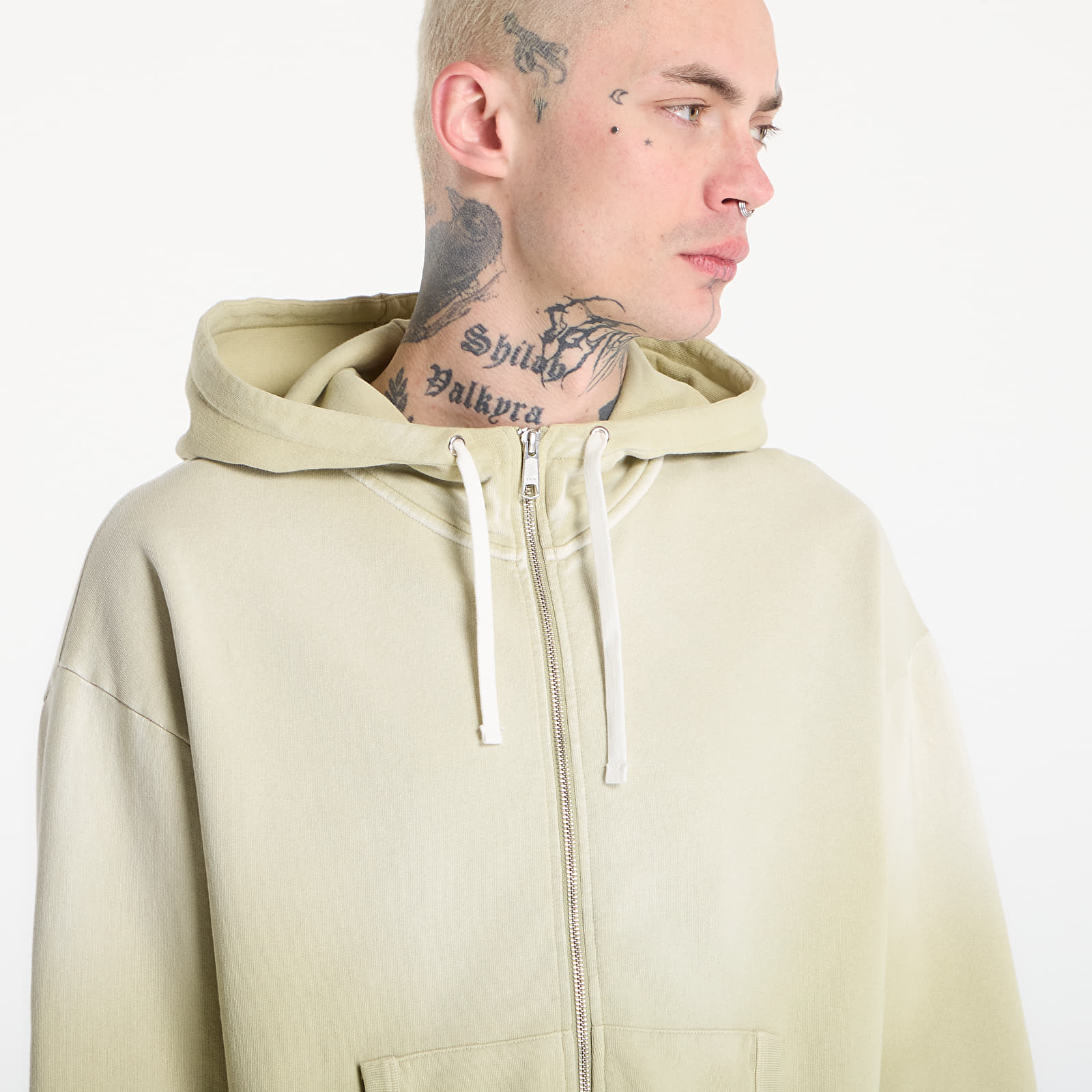 Hettegensere og sweatshirts Brain Dead Padded Elbow Zip-Up Hoodie Sd