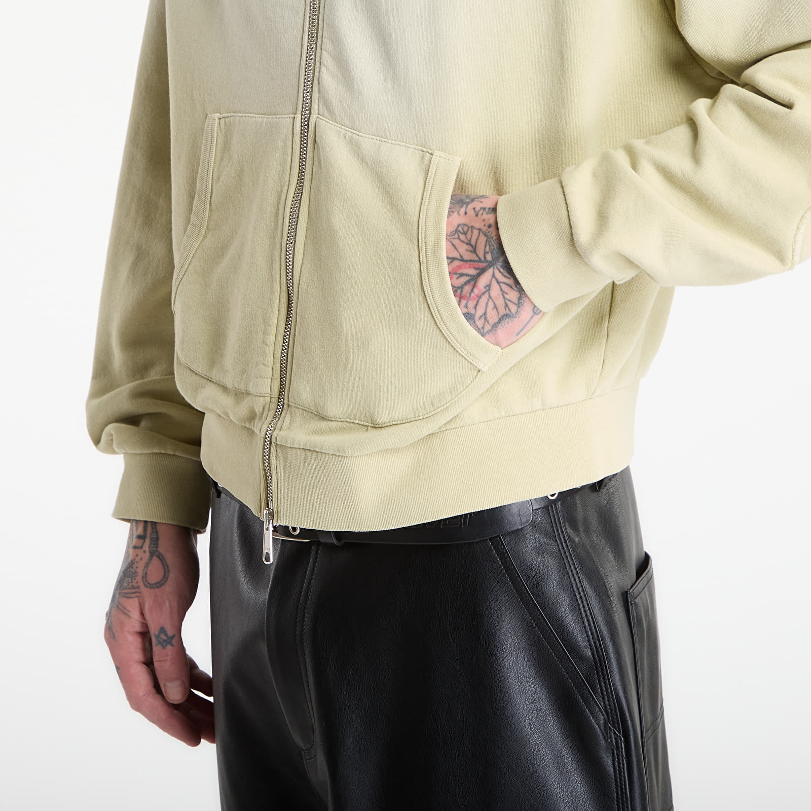 Hettegensere og sweatshirts Brain Dead Padded Elbow Zip-Up Hoodie Sd