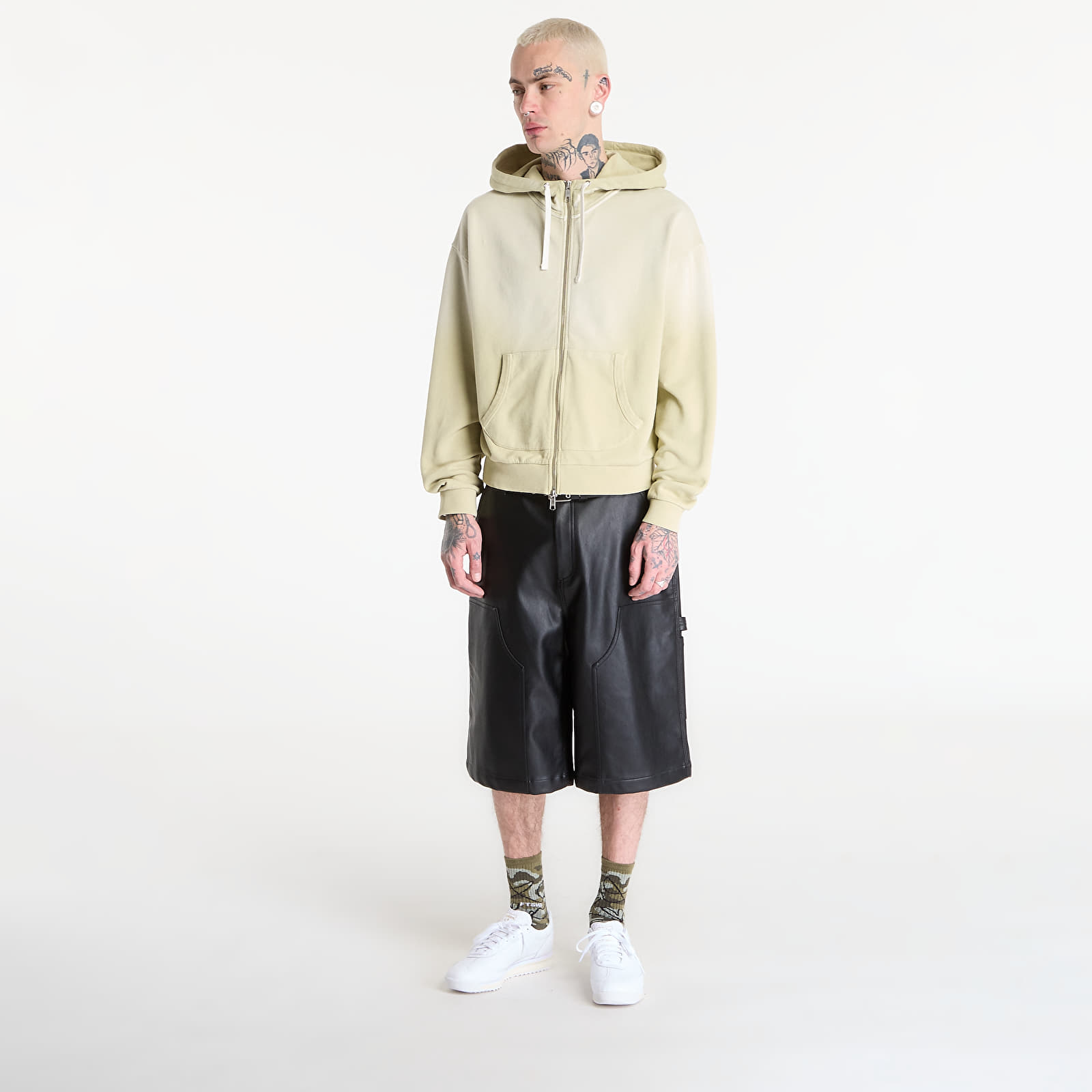 Hettegensere og sweatshirts Brain Dead Padded Elbow Zip-Up Hoodie Sd