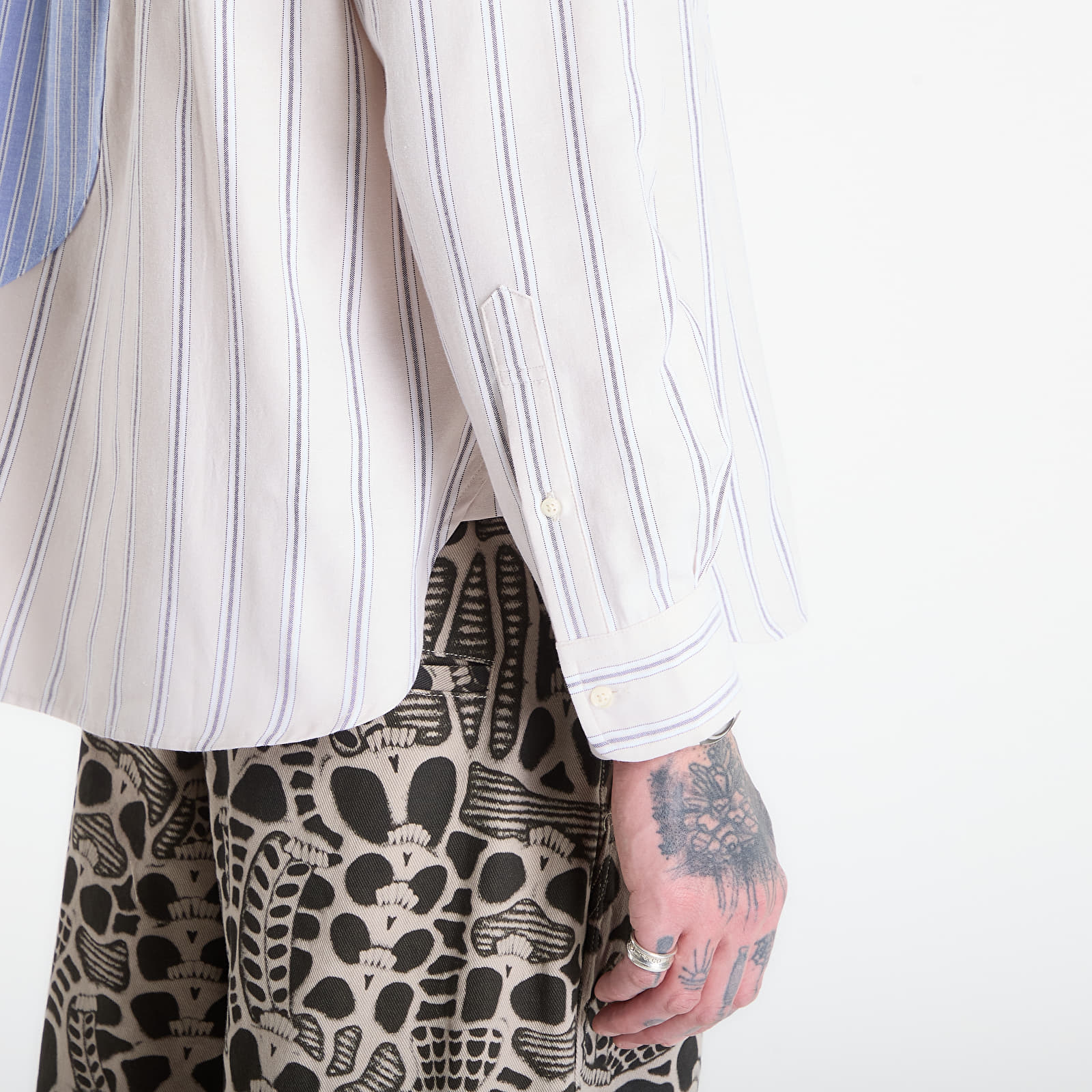 Srajce Brain Dead BBC Organic Panel Oxford Button Up Lb