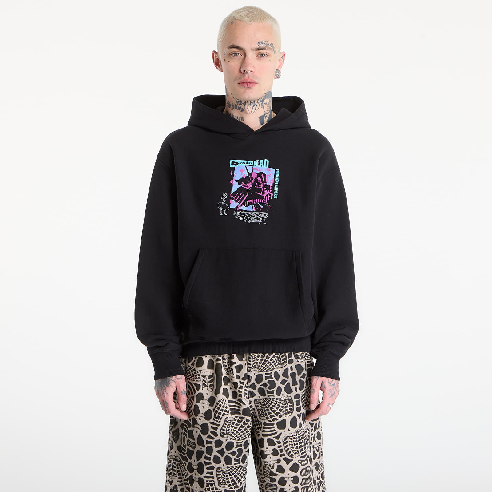 Суитшърт Brain Dead Permanent Universe Hoodie Black L