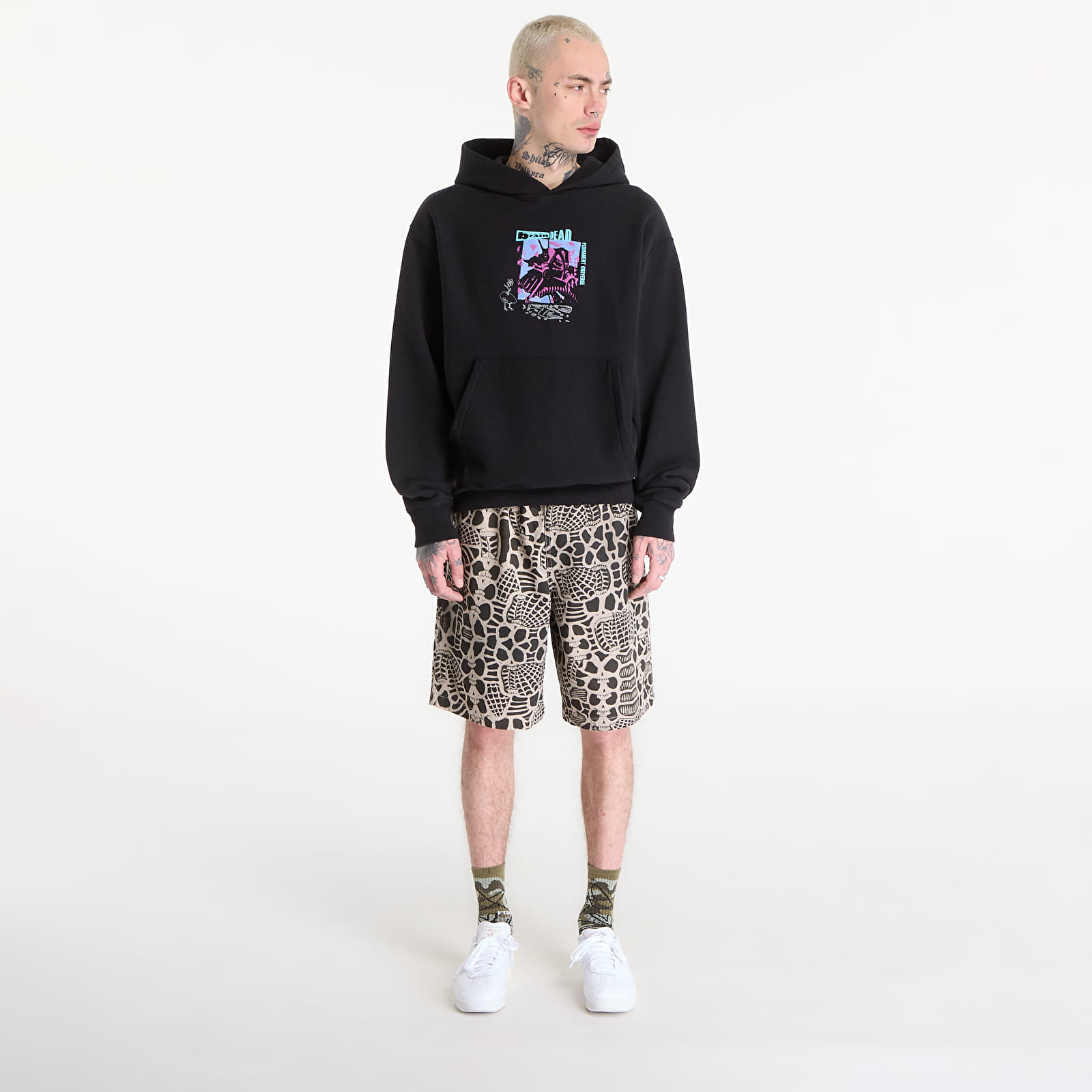 Sweatjacken und Sweatshirts Brain Dead Permanent Universe Hoodie Black