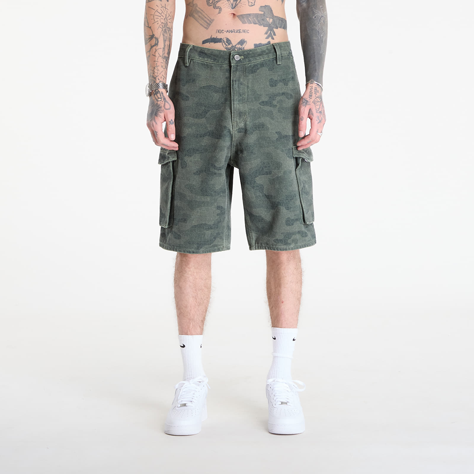 Kurzhosen Daily Paper Camo Cargo Shorts Aop