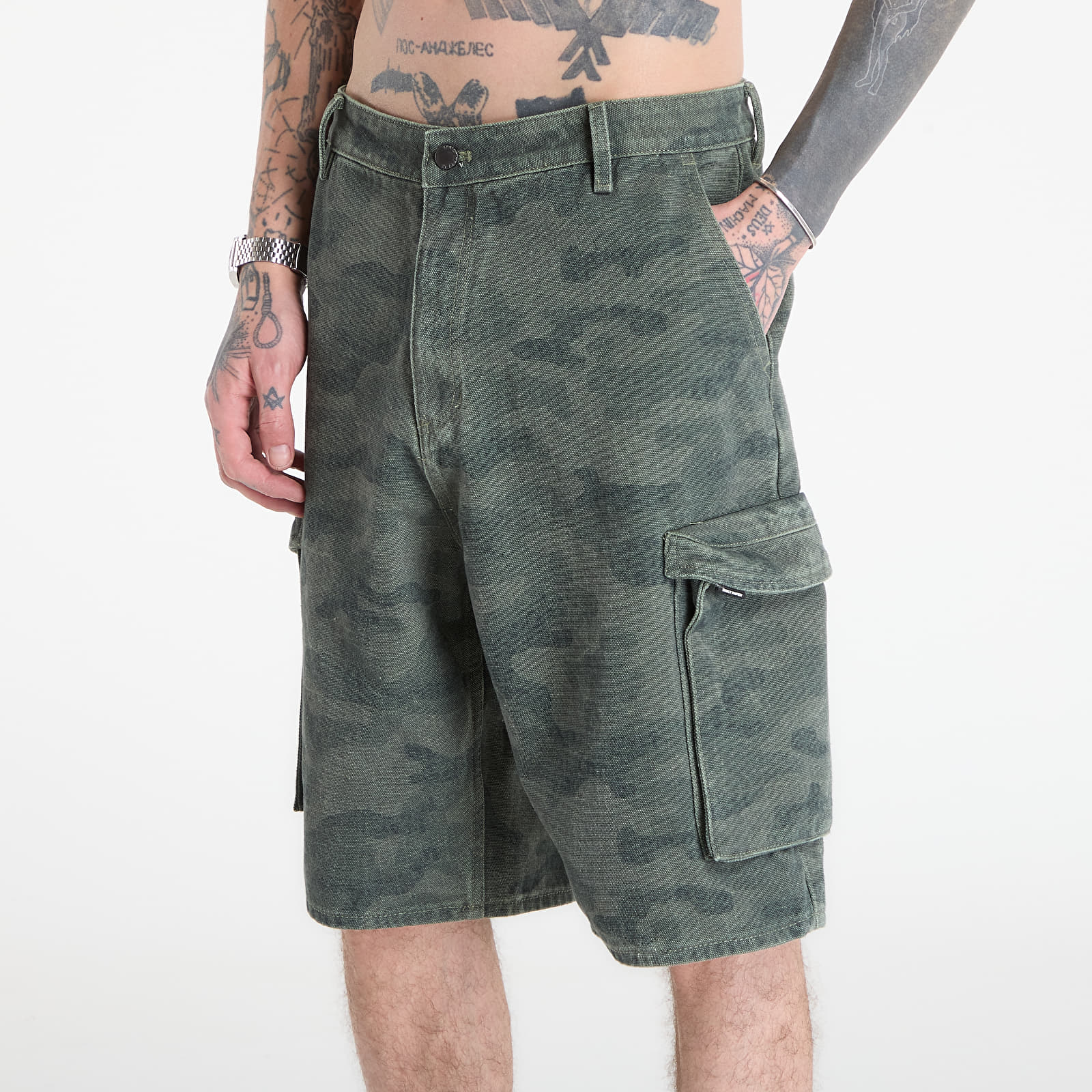 Kurzhosen Daily Paper Camo Cargo Shorts Aop
