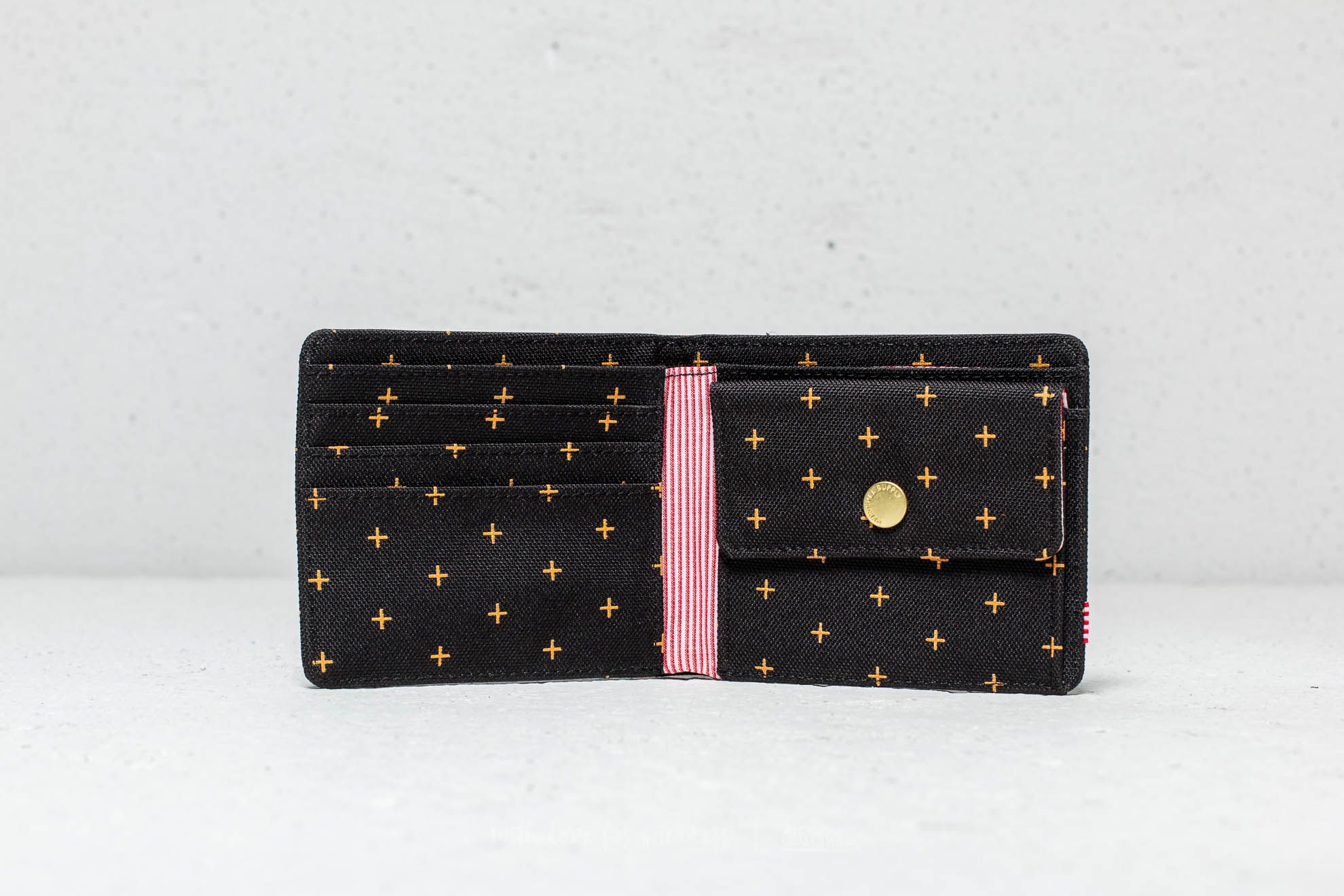 Wallets Herschel Supply Co. Roy PL + Coin Wallet Black Grid