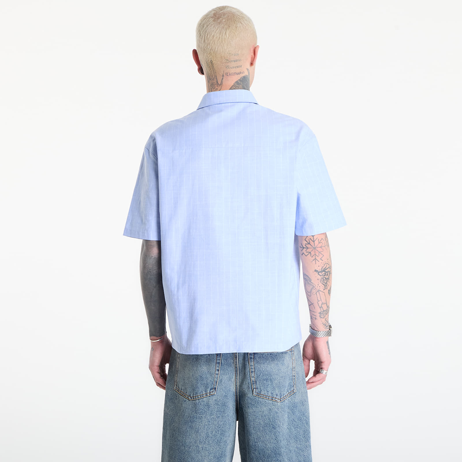 Hemden für Männer Daily Paper Script Ss Shirt Blue