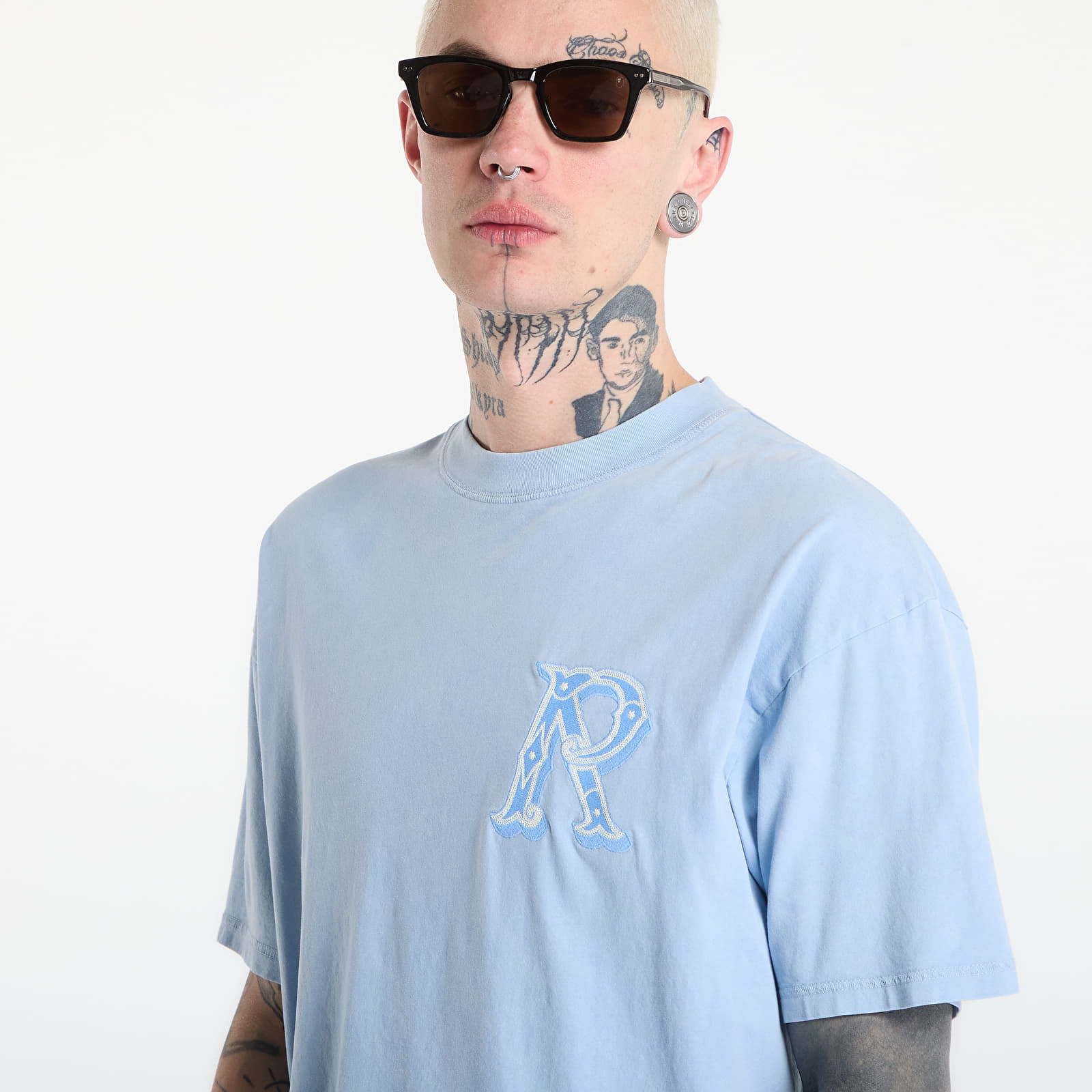 Vīriešu T-krekli REPRESENT Western Initial T-Shirt UNISEX Mountain Bluebird