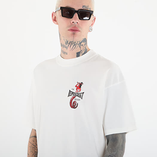 REPRESENT x The Viper Room Dice T-Shirt UNISEX Flat White | Footshop