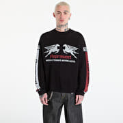 REPRESENT Mesh Pegasus Long Sleeve T-Shirt UNISEX Jet Black