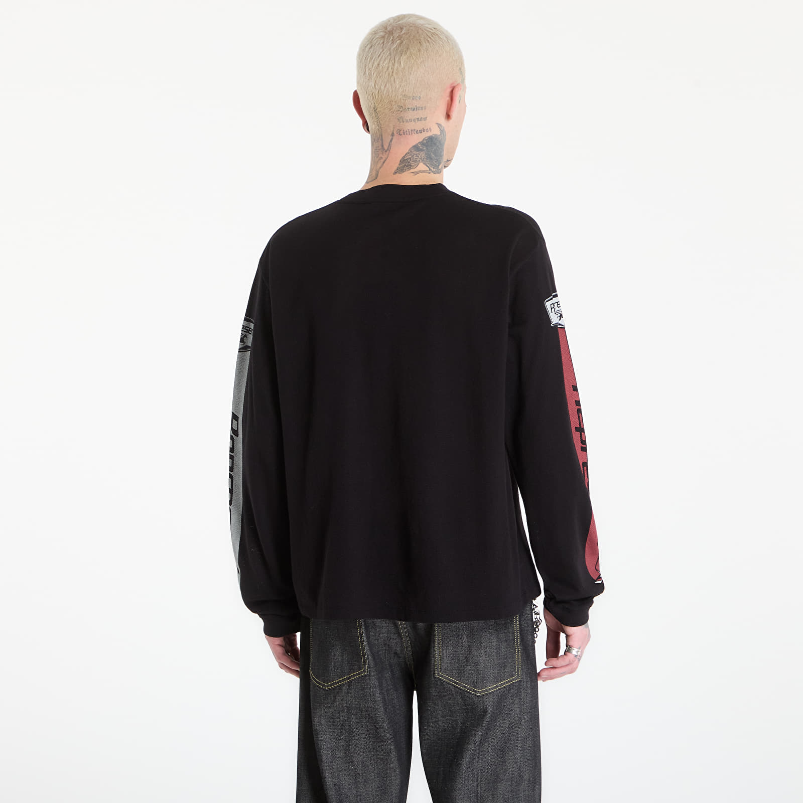 Ανδρικά μπλουζάκια REPRESENT Mesh Pegasus Long Sleeve T-Shirt UNISEX Jet Black