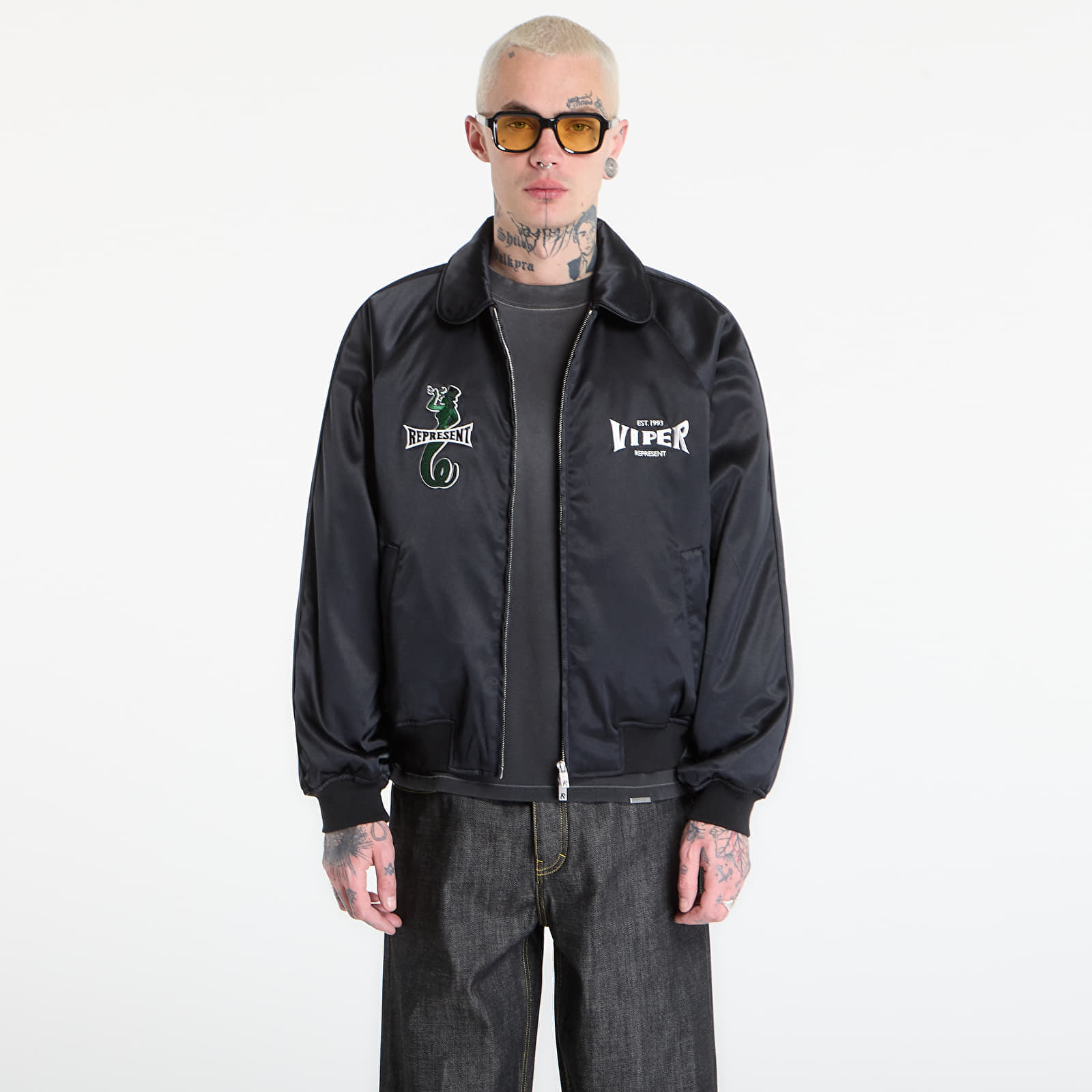 Яке REPRESENT x The Viper Room Viper Souvenier Jacket UNISEX Jet Black XS