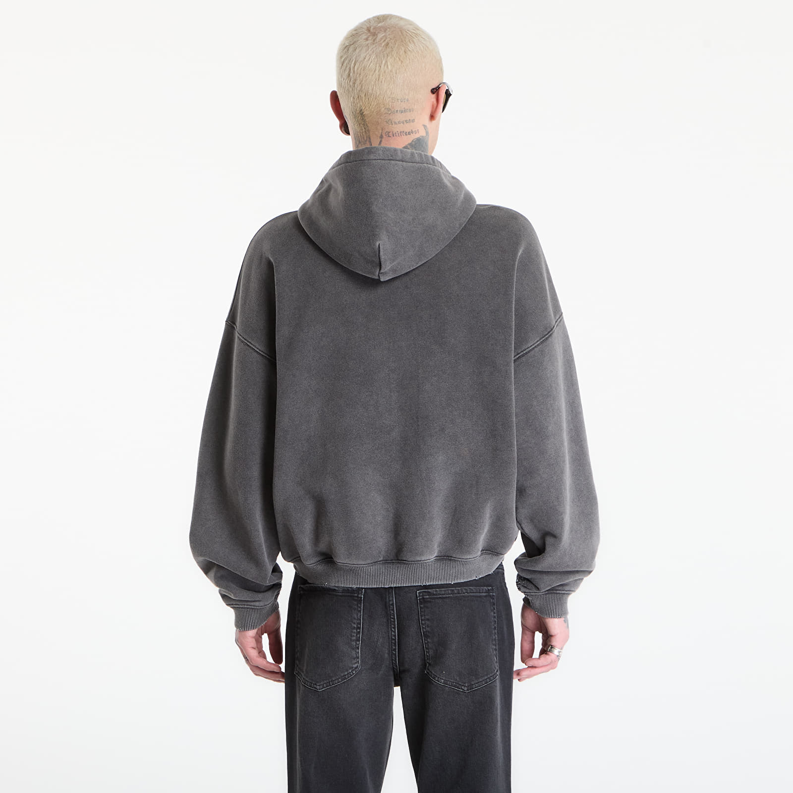 Men's hoodies REPRESENT Pegasus Zip Through Hoodie UNISEX Vintage Grey