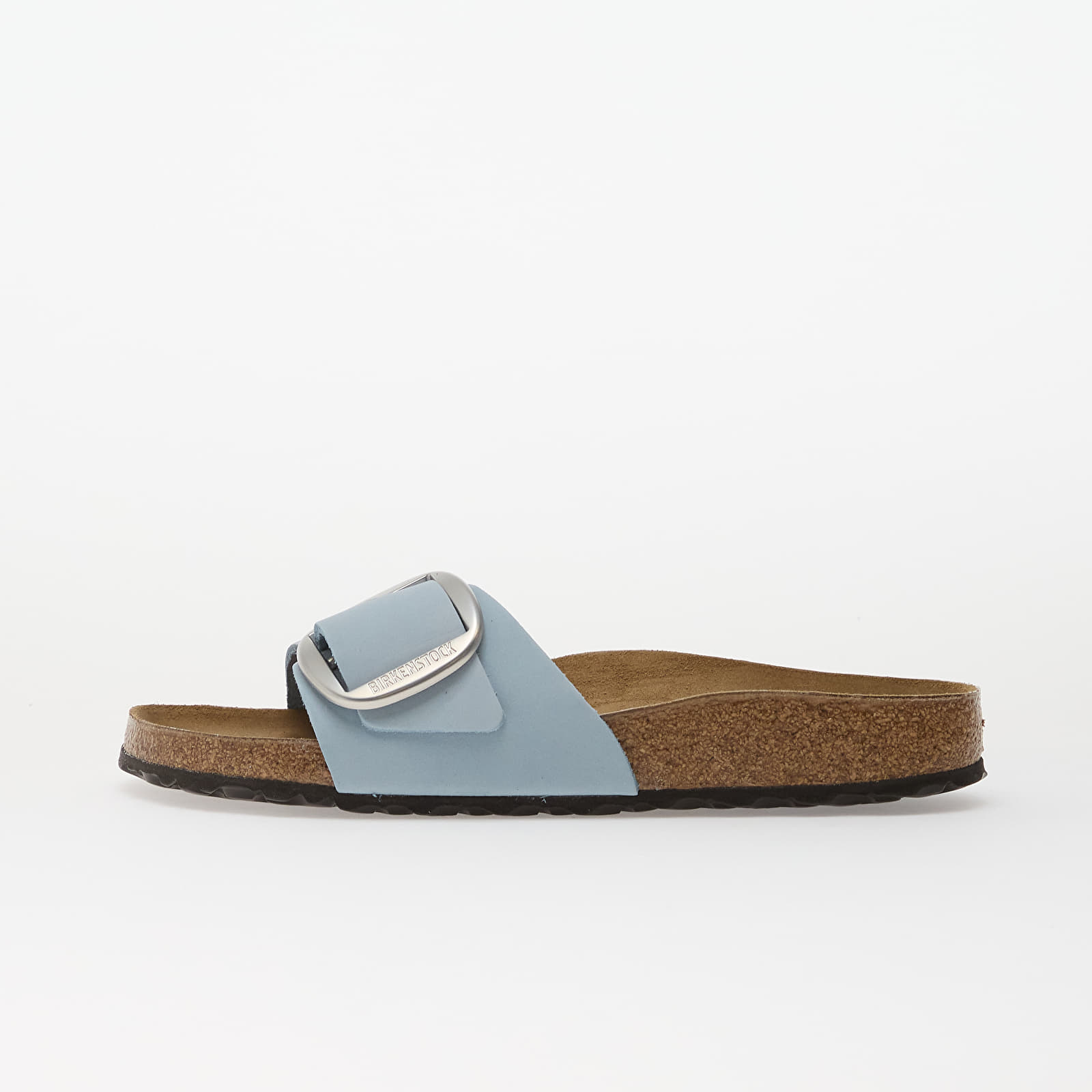 Ženske tenisice Birkenstock Madrid Big Buckle Nubuck Leather Women Baby Blue