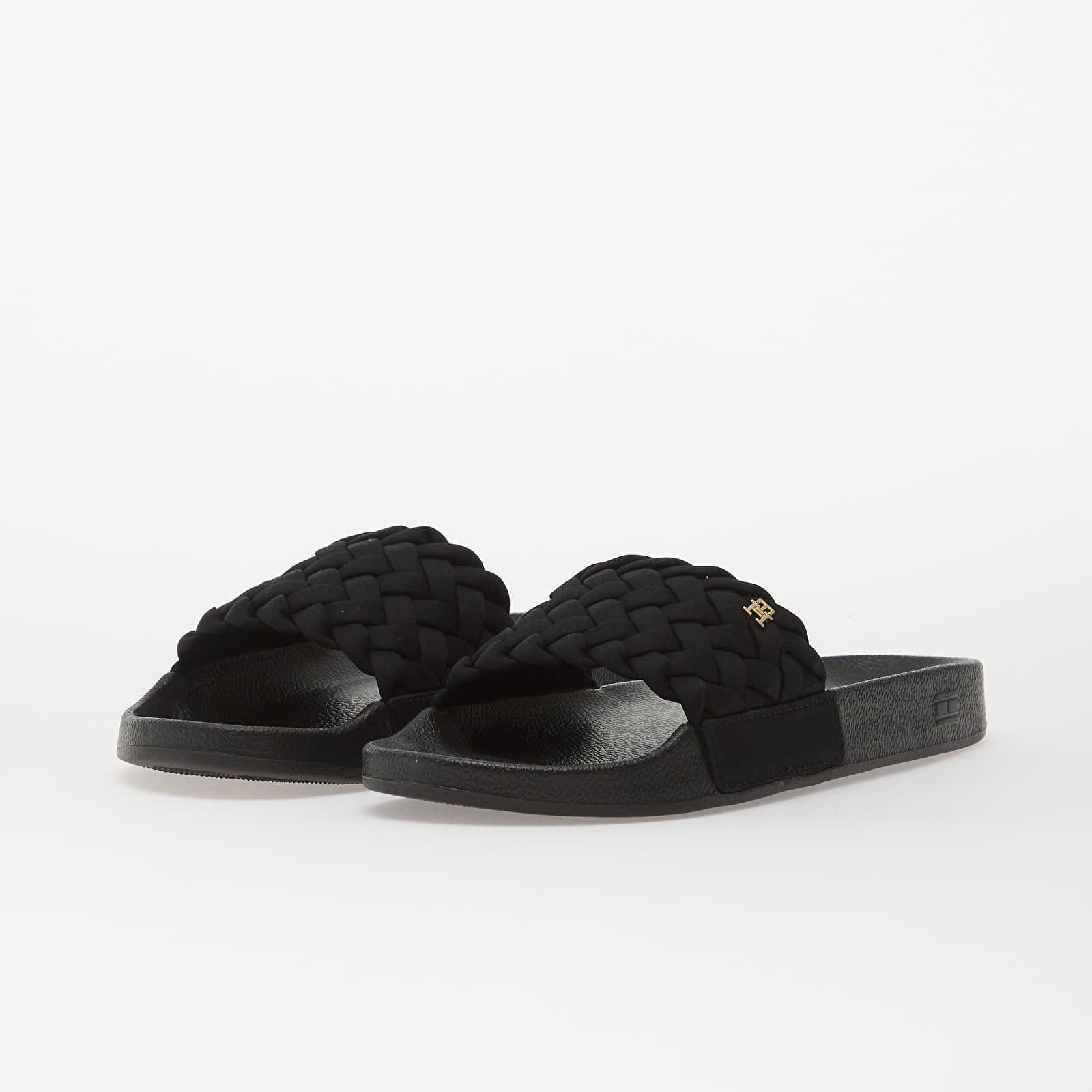 Scarpe donna Tommy Hilfiger Braided Pool Slide Black