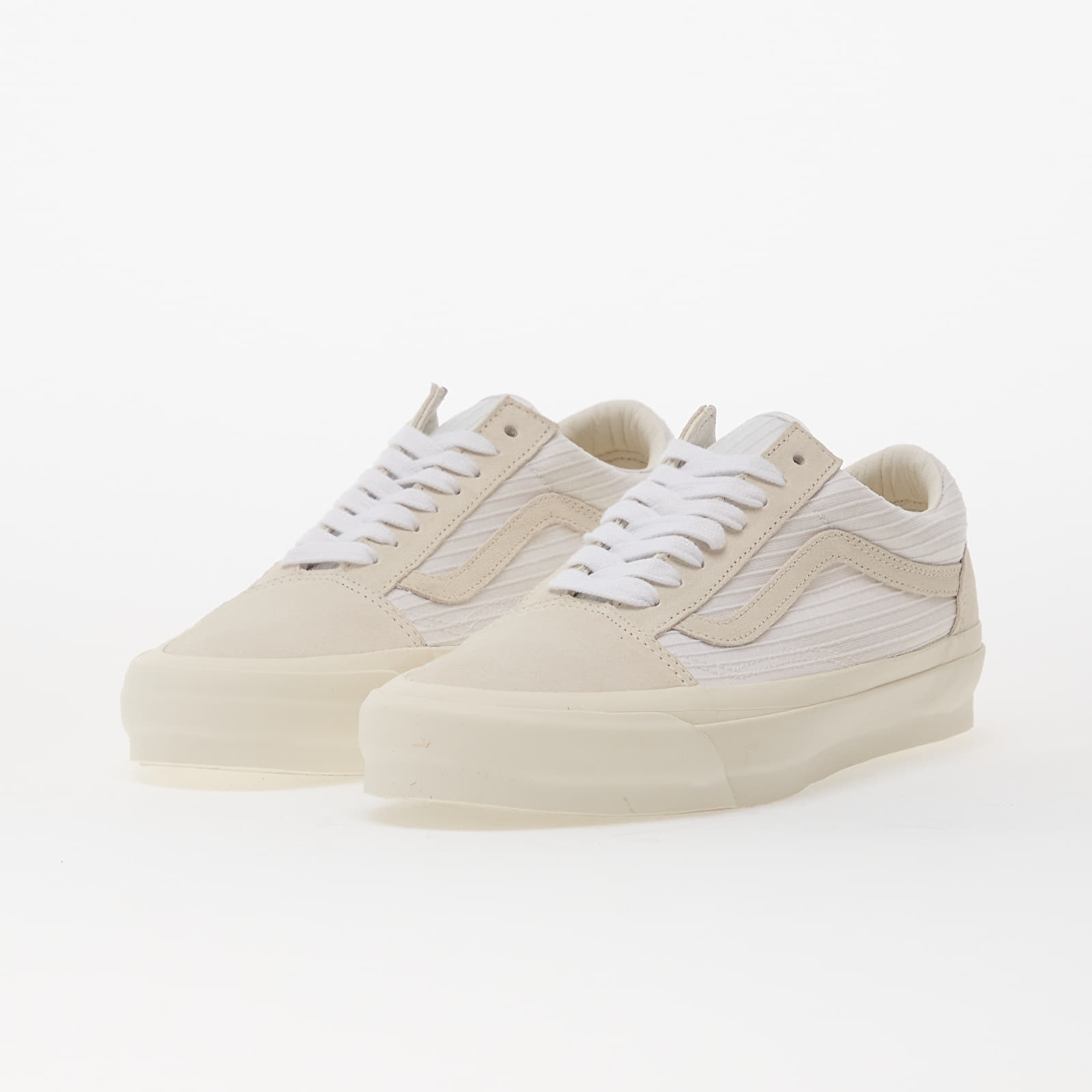 Pánske tenisky a topánky Vans LX Old Skool Ripstop Marshmallow/ True White