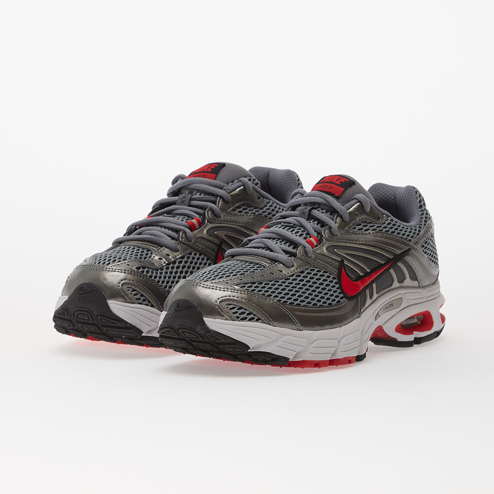 Men's shoes Nike Air Max Moto 2K Smoke Grey/ University Red-Black
