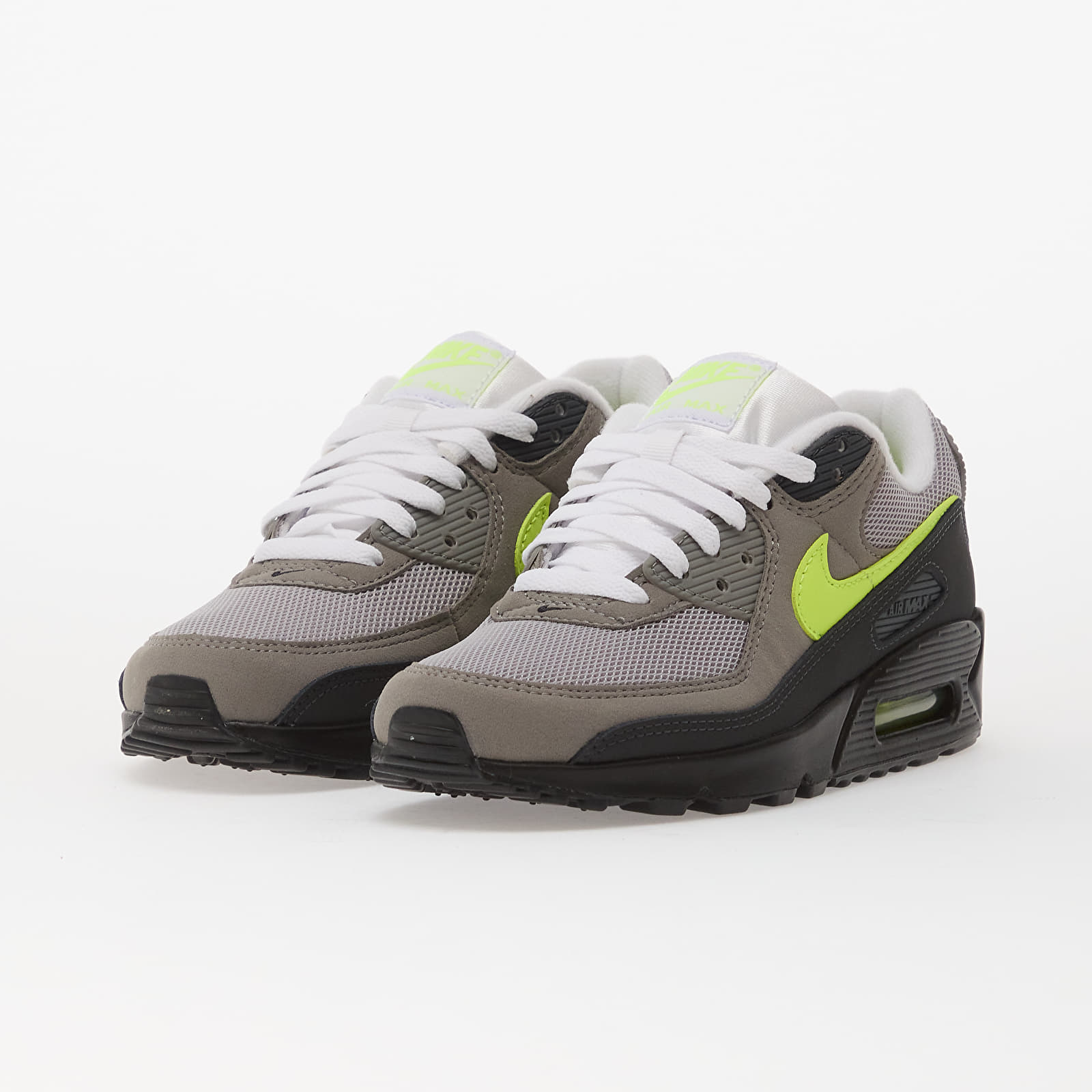 Damen Sneaker und Schuhe Nike W Air Max 90 Black/ Neon Yellow-Anthracite
