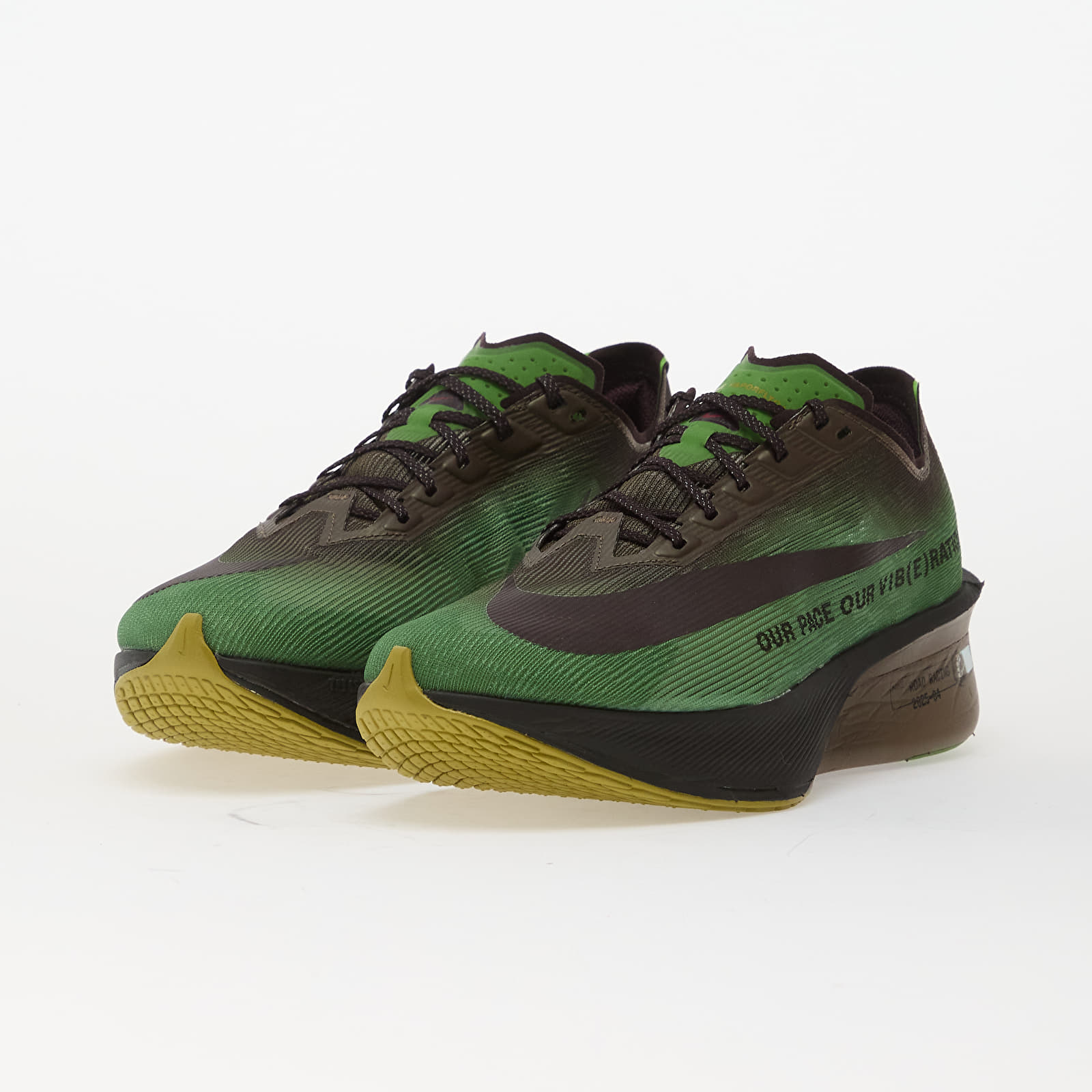 Herresko Nike Vaporfly 4 Premium Chlorophyll/ Burgundy Ash-Off Noir