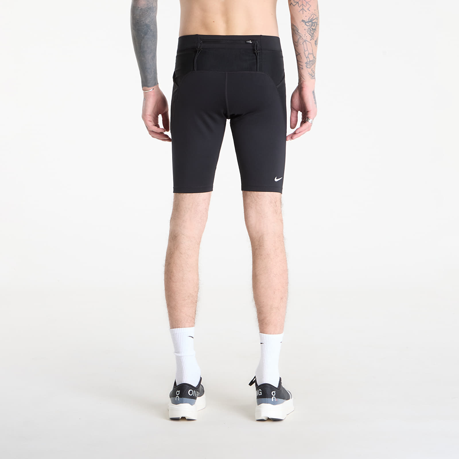 Leggings für Herren Nike ACG "Lava Loops" Men's Dri-FIT ADV 1/2-Length Trail Running Tights Black/ Summit White