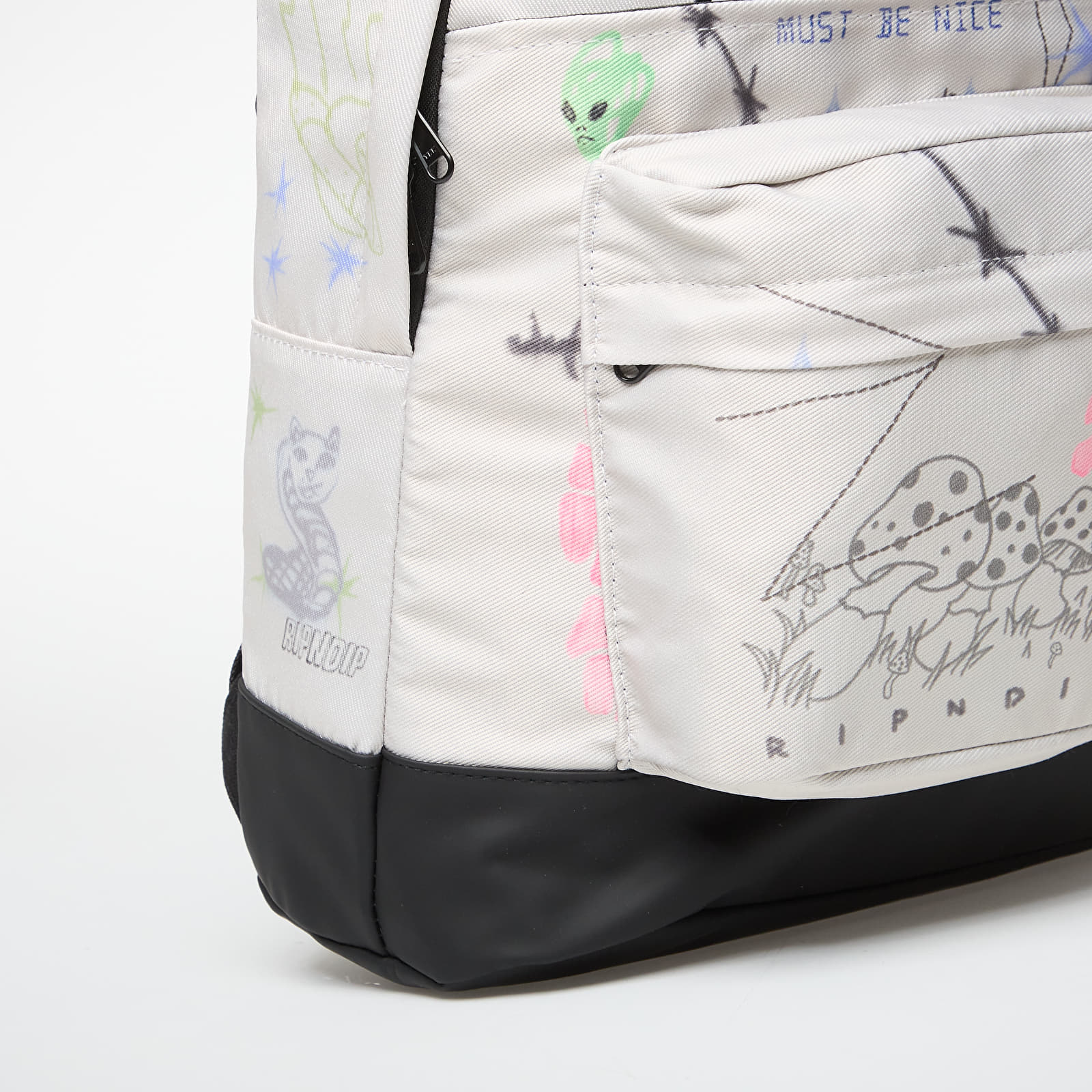 Andra accessoarer RIPNDIP Goosebumps Velcro Backpack Bone