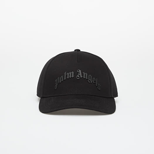 Mütze Palm Angels Curved Logo Tonal Cap Black/ Black
