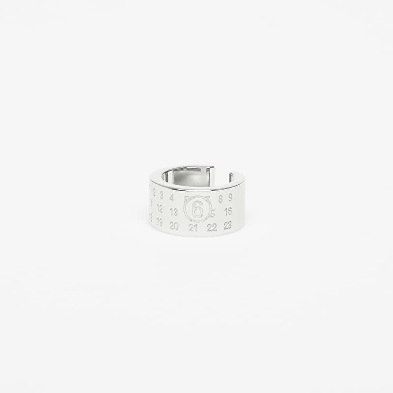 Earrings MM6 Numeric Ear Cuff Polished Palladio