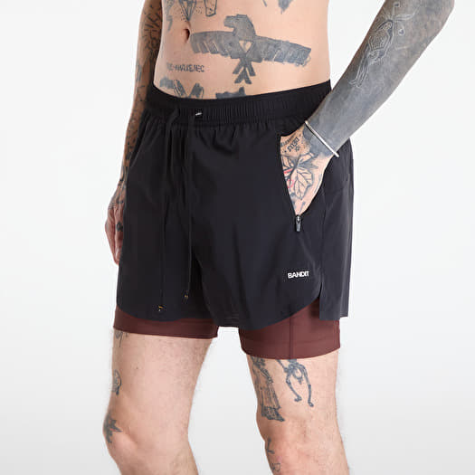 BANDIT Men's Vento™ Next Gen 2in1 Run Short Black | Footshop