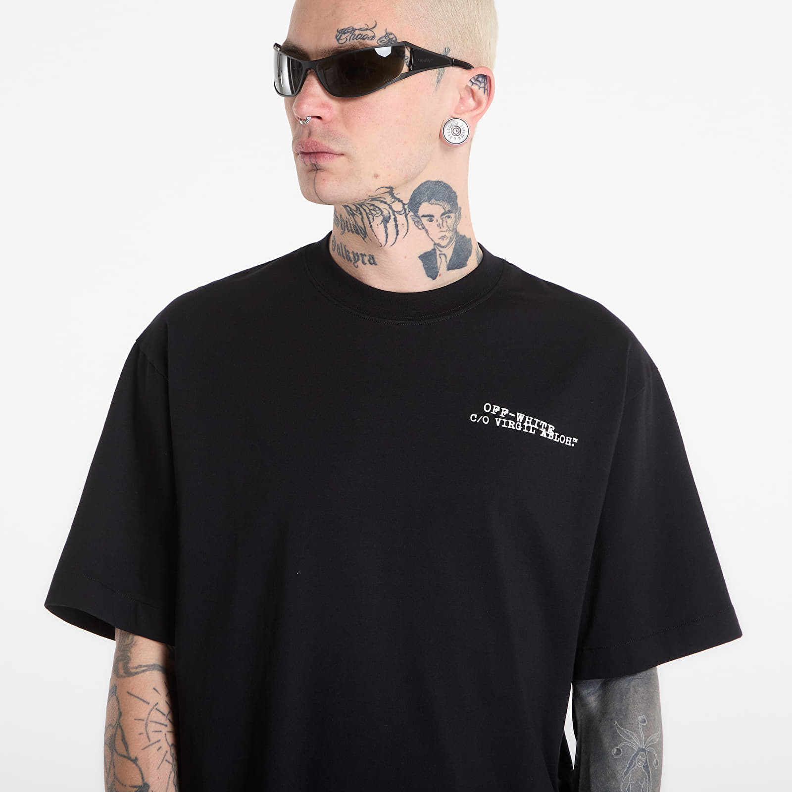 T-skjorter Off-White Type Machine Arrow S/S Skate Tee Black