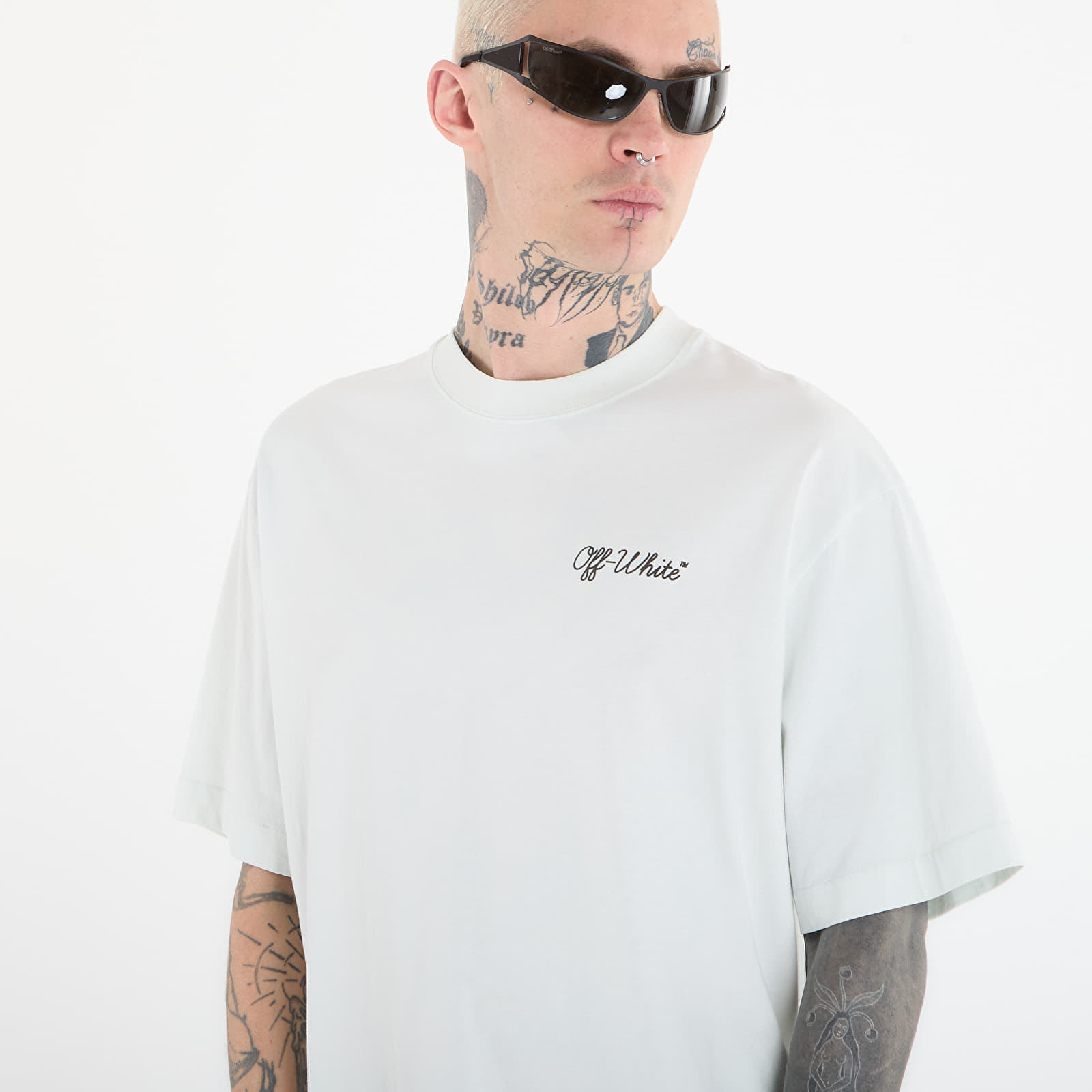 T-shirts Off-White Script Skate S/S Tee Bluewash