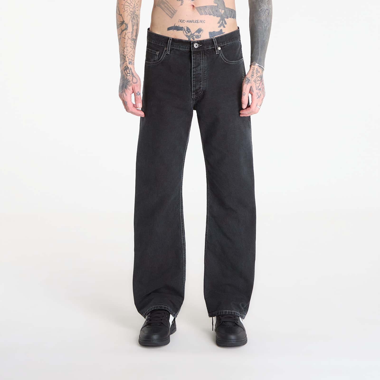 Джинси Off-White Half Arrow Slim Relaxed Jeans Black