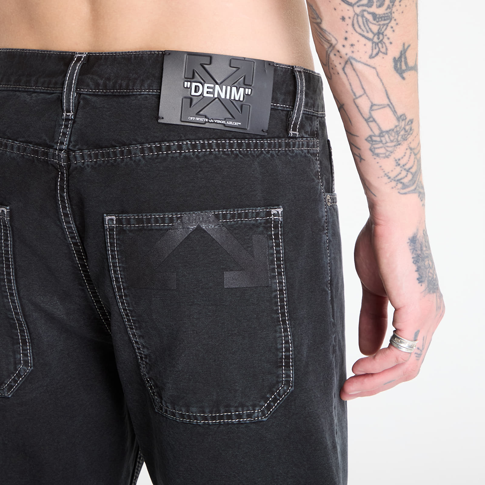 Джинси Off-White Half Arrow Slim Relaxed Jeans Black