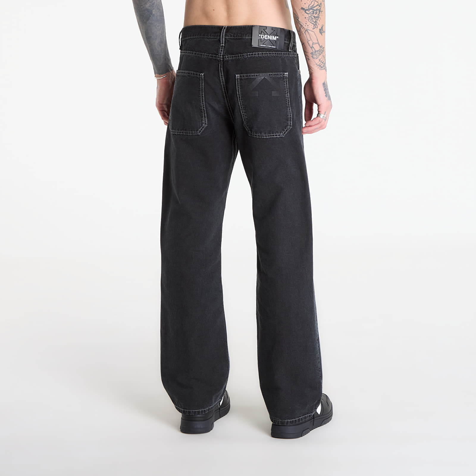 Джинси Off-White Half Arrow Slim Relaxed Jeans Black