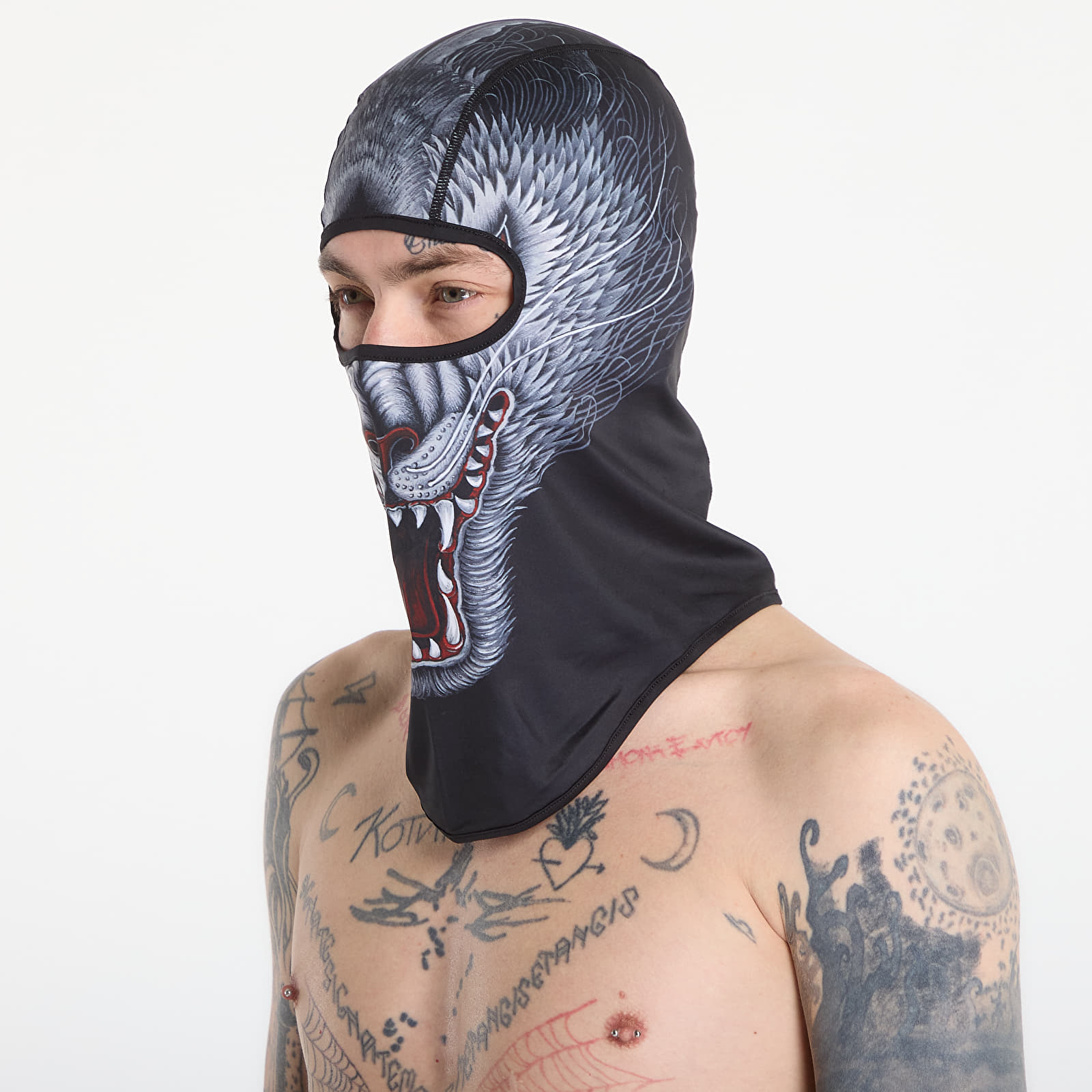 Gorras de hombre Y-3 x Mercedes-AMG PETRONAS Formula One Team Wolf Balaclava Black/ Lgh Solid Grey