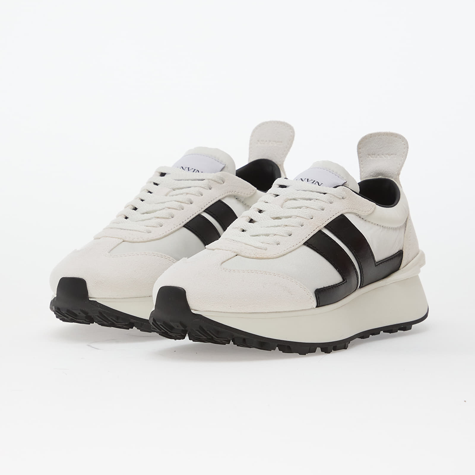 Vyriška avalynė Lanvin Bumpr Nylon White/ Black