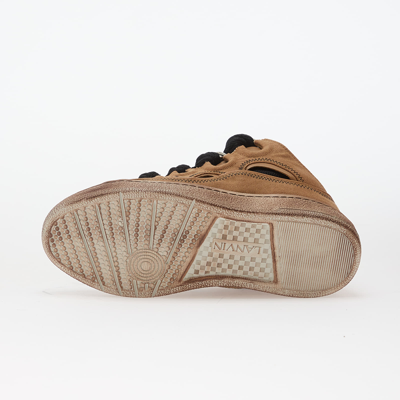 Herresko Lanvin Curb Sneakers Camel/ Amber