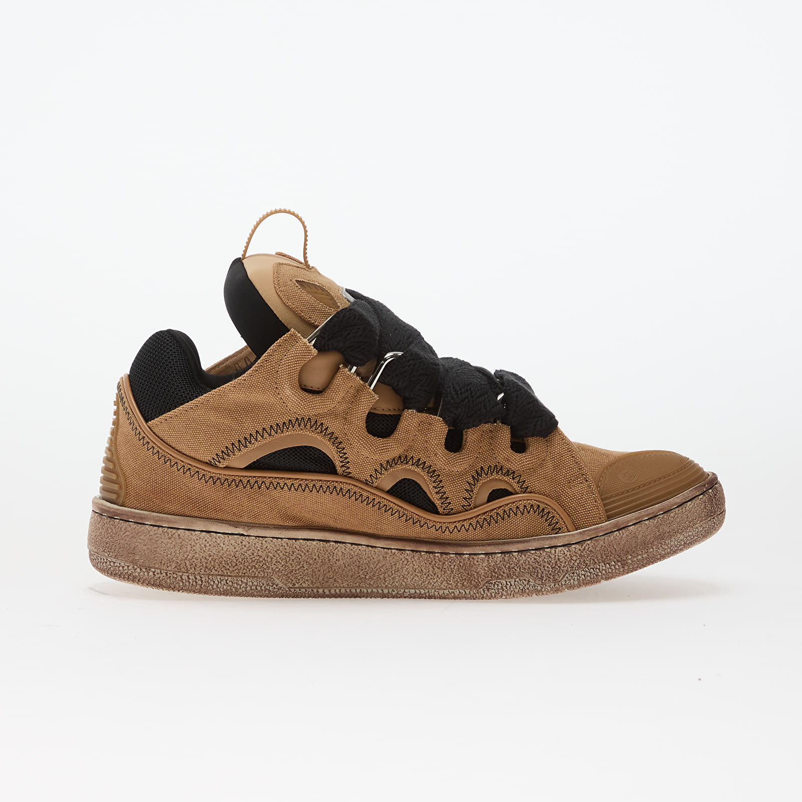 Herresko Lanvin Curb Sneakers Camel/ Amber