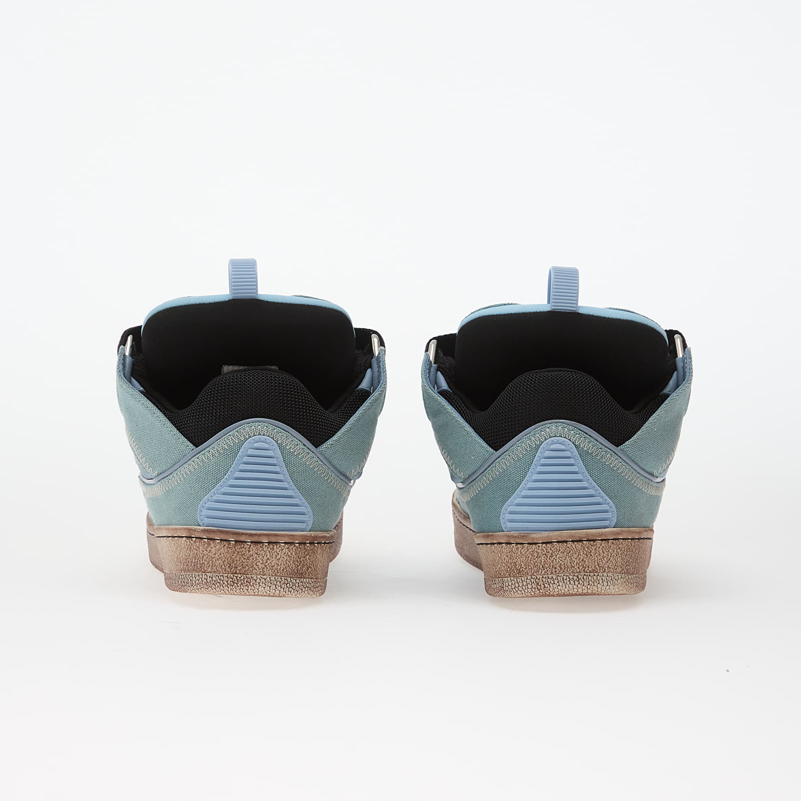 Herren Sneaker und Schuhe Lanvin Curb Sneakers Blue/ Amber