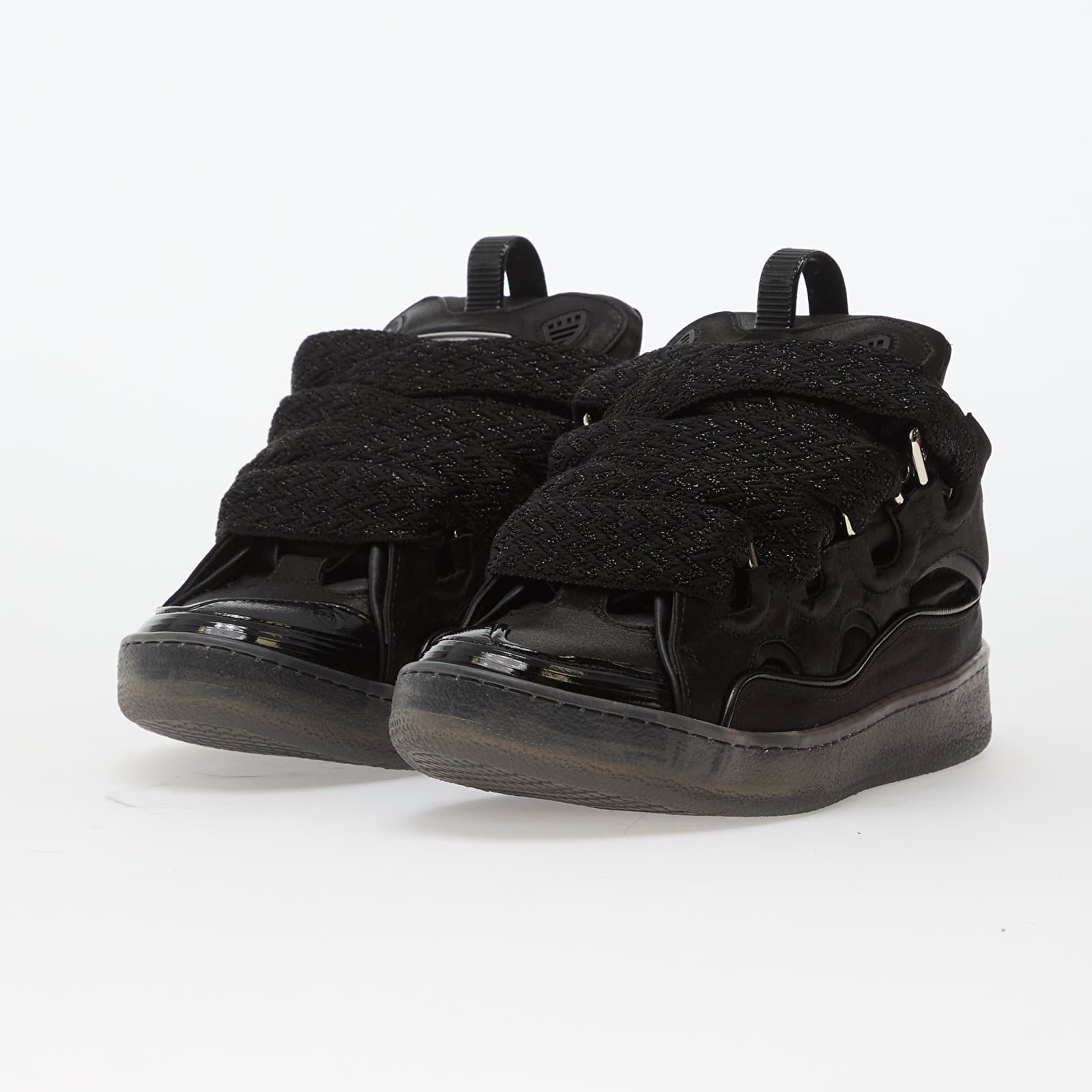 Herresko Lanvin Curb Sneakers Black